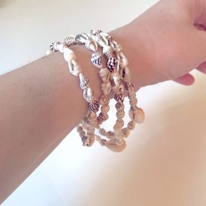 Cowrie Shell and Mini Conch Necklace / Bracelet